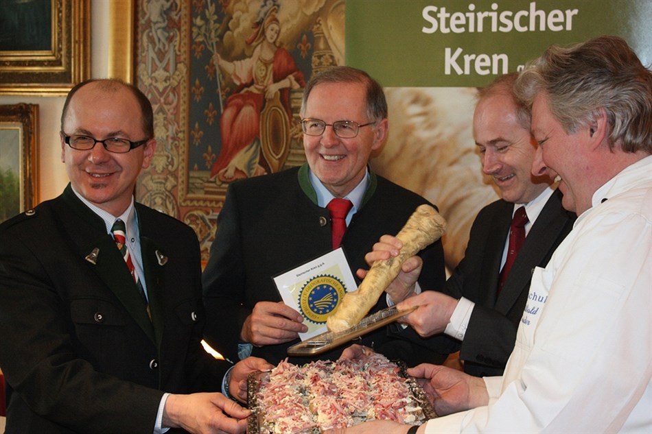 Europäischer Herkunftsschutz für Steirischen Kren erreicht